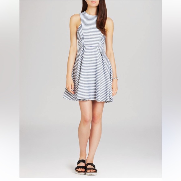 BCBGENERATION tweed sleeveless mini dress size 10 NWT - Picture 1 of 5